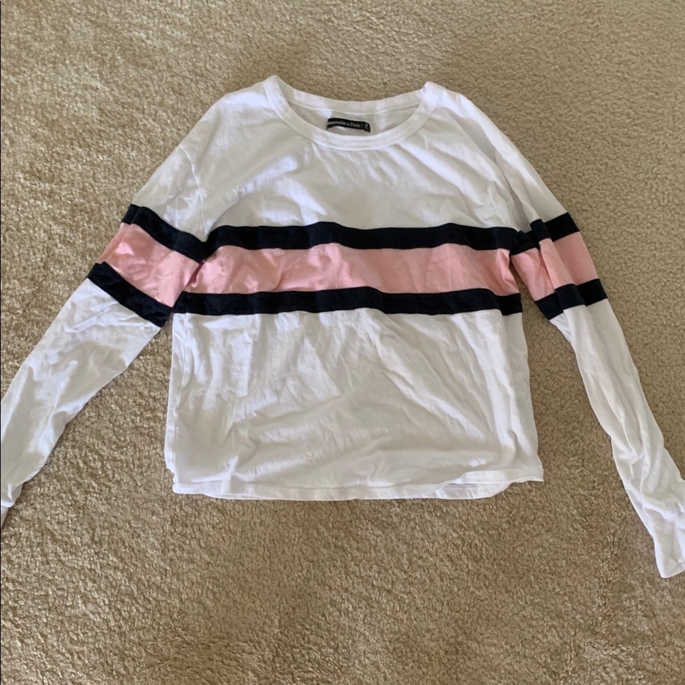 Abercrombie & Fitch long sleeve striped shirt